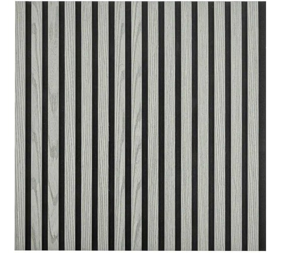 Изображение товара Акустические реечные панели LAKO DECOR 600-600 мм, Ольха Серая, в комплекте 5 шт, LKD-RE-ACU-942C-2-KO