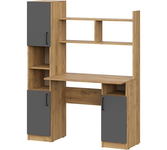 Изображение товара Стол компьютерный Арника СТК 13, Дуб Золотой, графит 00-00185758