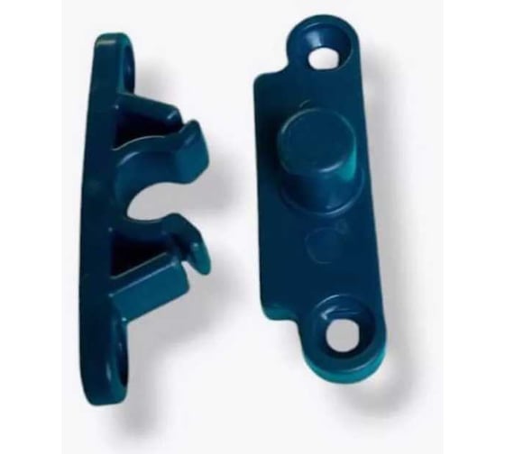 Изображение товара Защелка для дверной москитной сетки GREEN MAX 42 мм, АНТРАЦИТ 7016, 300шт 317012