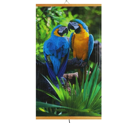 Изображение товара Инфракрасный гибкий настенный обогреватель для квартиры и дачи Домашний Очаг Попугаи ИКОДО-ТР