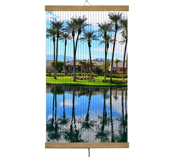 Изображение товара Инфракрасный гибкий настенный обогреватель для квартиры и дачи Домашний Очаг Пальмы ИКОДО-ПА