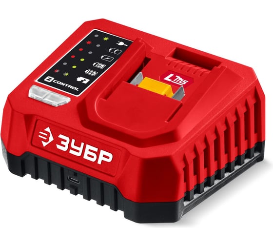 Изображение товара Зарядное устройство для ЗУБР LMS АКБ 20 В, 1 порт, 1x3 А, БЗУ-20-1