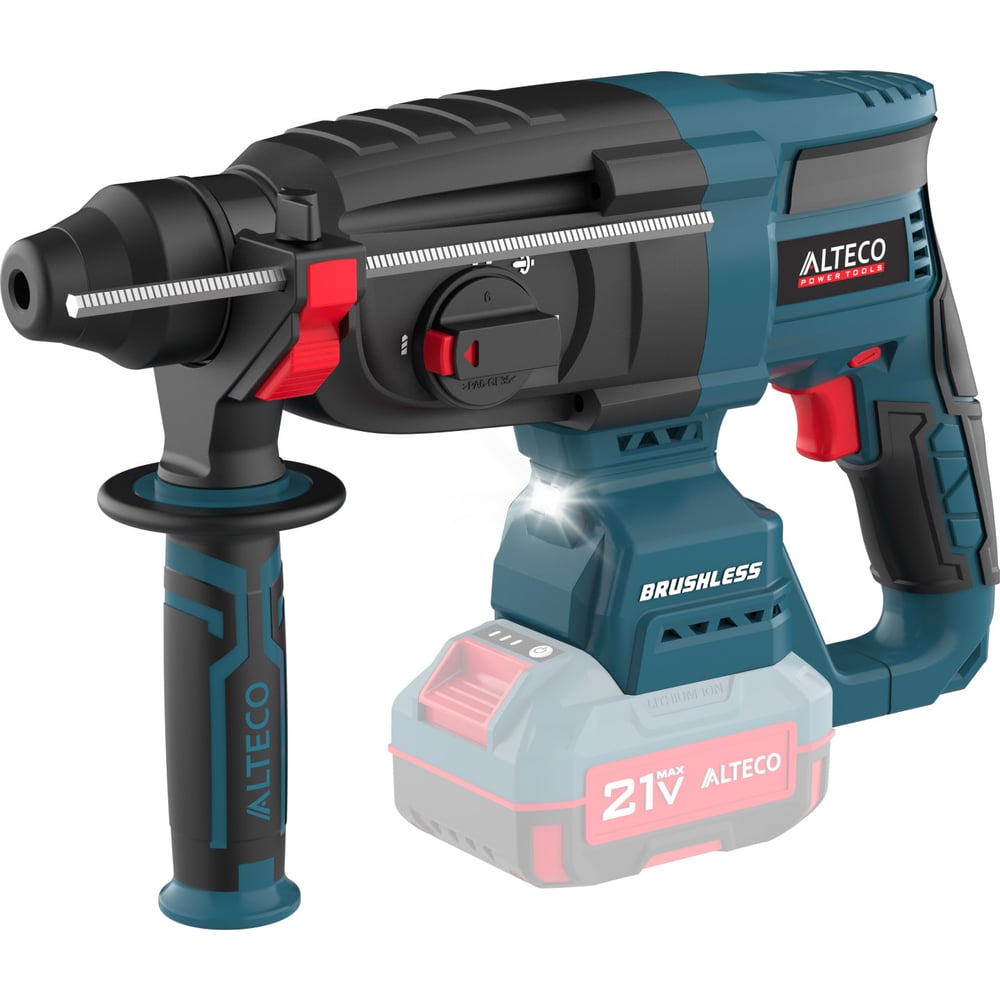 Изображение товара Бесщеточный аккумуляторный перфоратор ALTECO CRH 21-32 K BL Solo