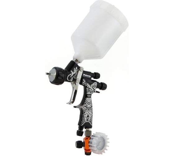 Изображение товара Краскораспылитель WALCOM GENESI ALLUMINIO HTE CLEAR MAORI 0,68 л, верхняя подача, сопло 1,3 953013ACM