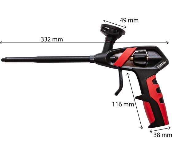 Изображение товара Пистолет для монтажной пены супер тефлон Jober 271011