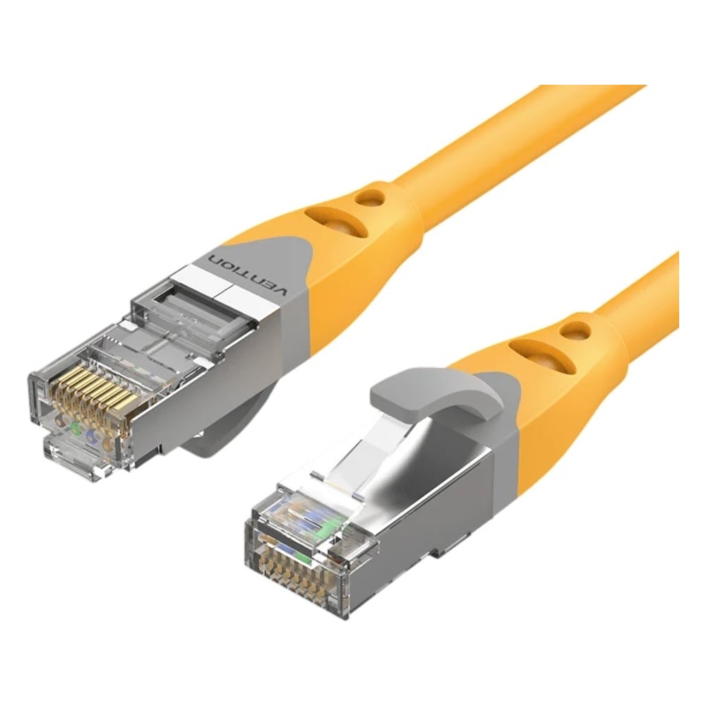 Изображение товара Патч-корд VENTION прямой SFTP cat6A 0,3м RJ45 желтый