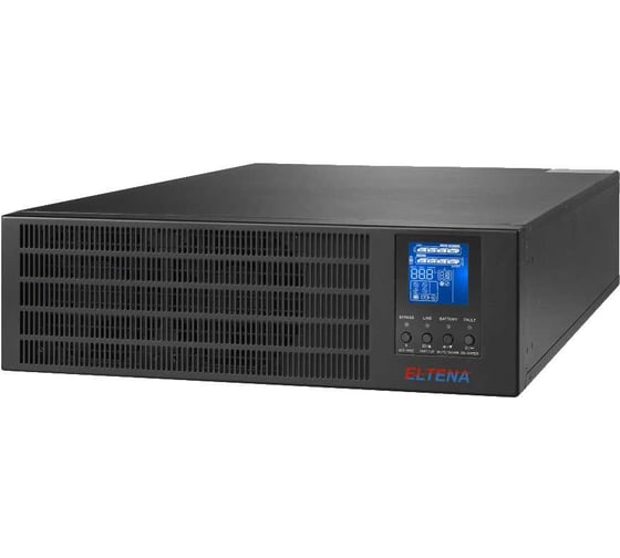 Изображение товара Источник бесперебойного питания ELTENA 3U, 40 кВА / 40кВт, ЗУ 12А, внешние АКБ ±240В Monolith XF40RT