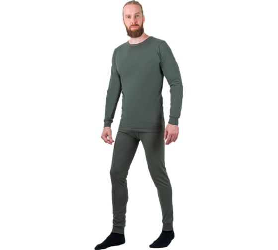 Изображение товара Белье мужское ГК Спецобъединение фуфайка, кальсоны,цв хаки, (бывший Бел 300) (136-140, 170-176), ко Бел 348/136/170