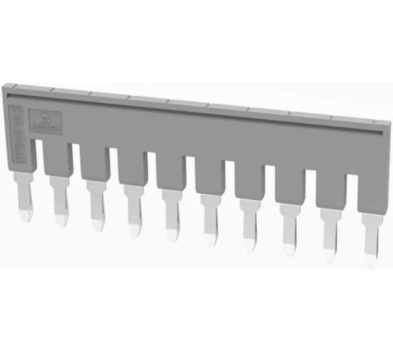 Изображение товара Перемычка Degson для клемм ds, 10 полюсов, серая, упак. 10шт. DFB10-10.2-11-00Z(H)