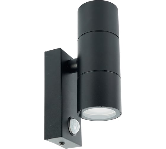 Изображение товара Светильник садово-парковый FERON 220-240V 2*GU10, DH0713, черный, с датчиком 51964