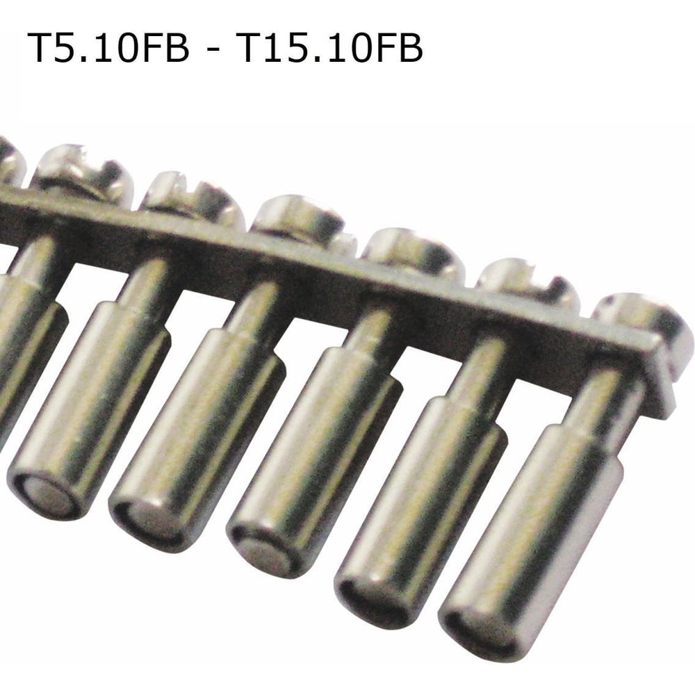 Изображение товара Провенто Перемычка для проходных клемм T6.10FB металлик, 6 выводов, 10 шт
