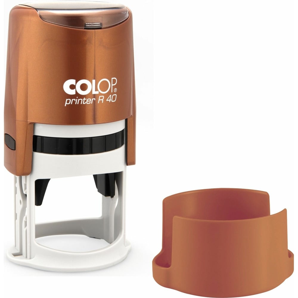 Изображение товара Оснастка для круглой печати Colop Printer диаметр 41,5 мм с крышкой R 40 бронза