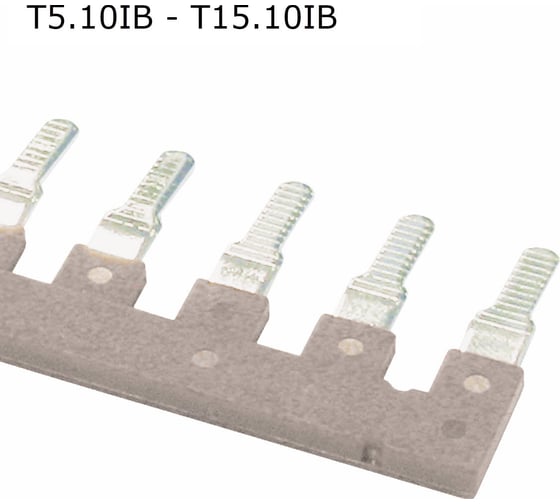Изображение товара Перемычка гребенчатая Провенто для винтовых клемм на 10 контактов, 10 шт T5.10IB