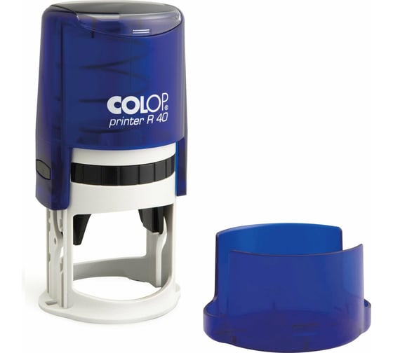 Изображение товара Оснастка для круглой печати Colop Printer диаметр 41,5 мм, с крышкой R 40 индиго