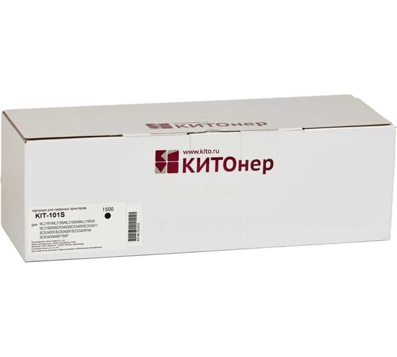 Изображение товара Картридж КИТОнер 101S, MLT-D101S, черный, 1500 стр., Samsung ML-2156/2160/2161/2162/2165/2167/2168; SCX-340 KIT-MLTD101S