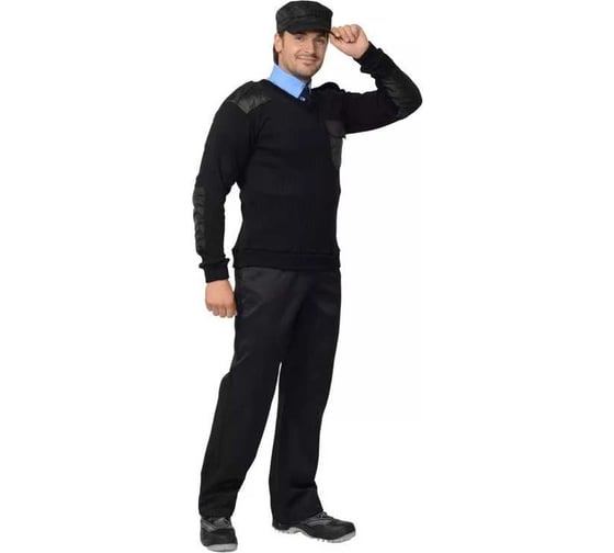 Изображение товара Джемпер форменный СИРИУС чёрный р.104-108/182-188 27182