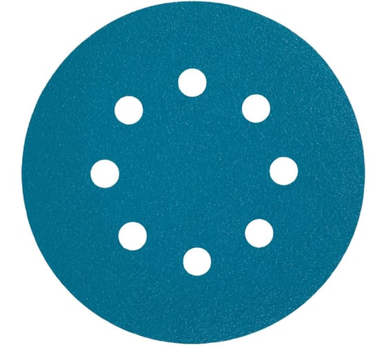 Изображение товара Диск Hanko BF353 Blue Film 125 мм, 8 отв., Р240, 100 шт BF353.125.8.0240
