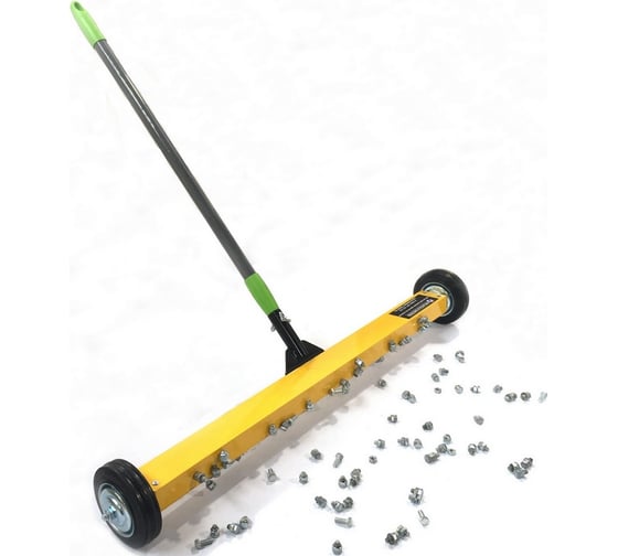 Изображение товара Магнитный сборщик на колесах 660 мм Проф-Магнит Подборщик 660-С100