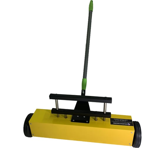 Изображение товара Магнитный сборщик на колесах с системой очистки Подборщик Проф-Магнит 500-С125