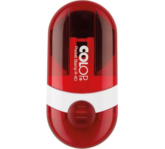 Изображение товара Карманная оснастка для круглой печати Colop Pocket Stamp диаметр 40 мм PS R40 рубин