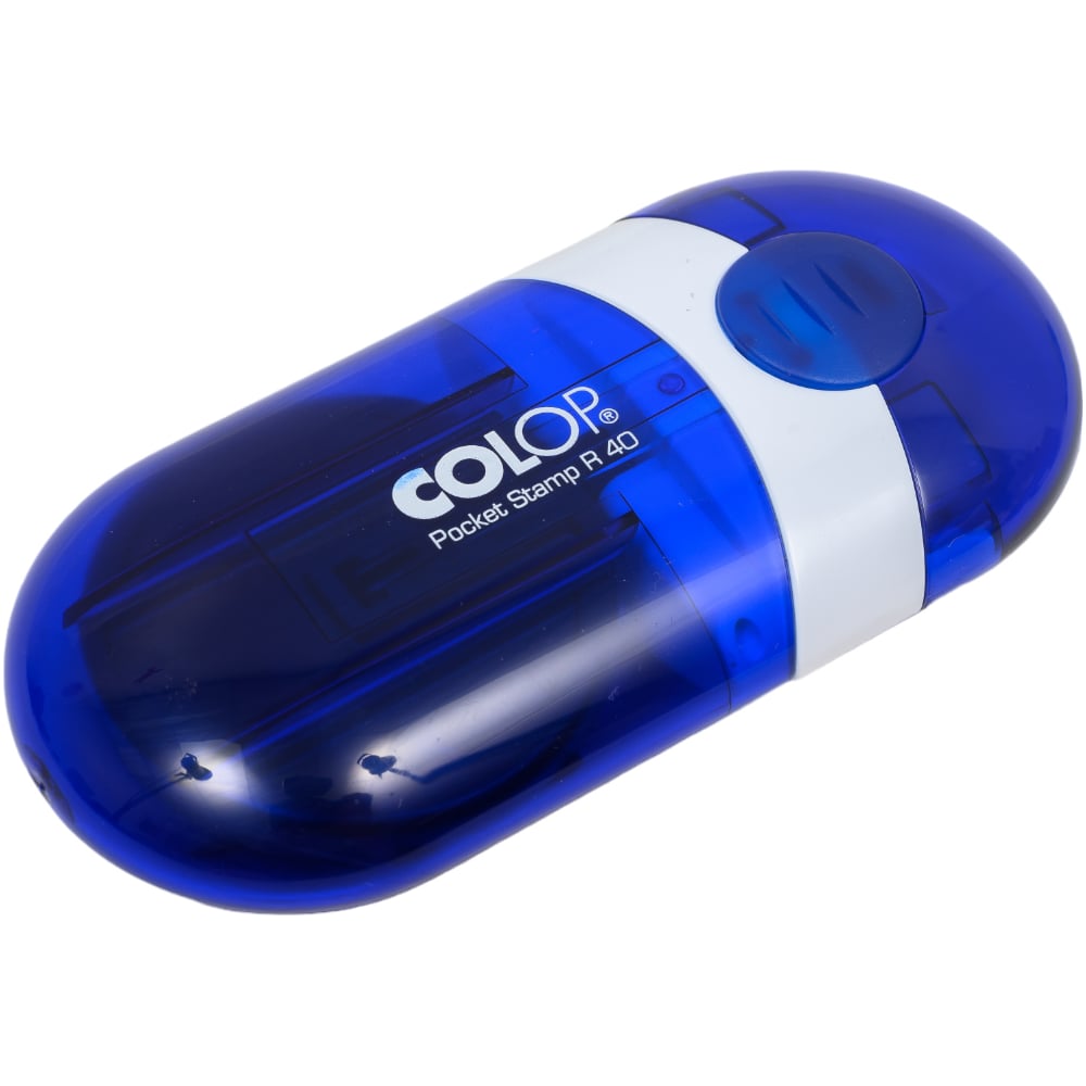 Изображение товара Карманная оснастка для круглой печати Colop Pocket Stamp 40 мм PS R40 индиго