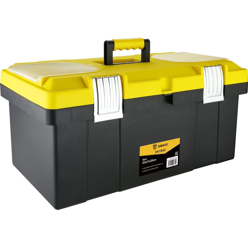 Ящик для инструментов DEKO ящик для инструментов deko dktb27 40х21х20см черно желтый