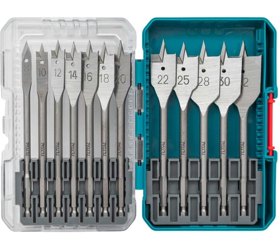 Изображение товара Набор перовых сверл по дереву 12шт TOTAL TACSDL1206