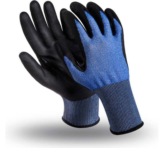 Изображение товара Перчатки Manipula Specialist ДАЙМОНД (MG-421) Armorcut Technology, нитрил частичный, оверлок (10), Пер 775/10