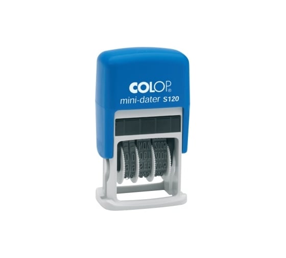 Изображение товара Мини-датер Colop высота шрифта 3.8 мм S 120/BL Bank