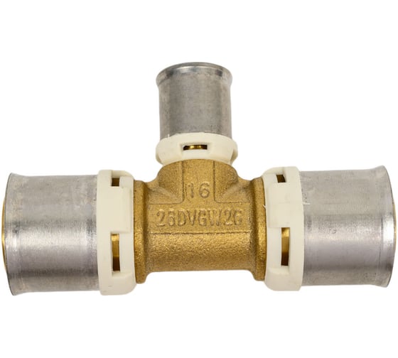 Изображение товара Тройник редукционный Frankische латунь, alpex-duo, 26x3,0 - 16x2,0 - 26x3,0 86826330