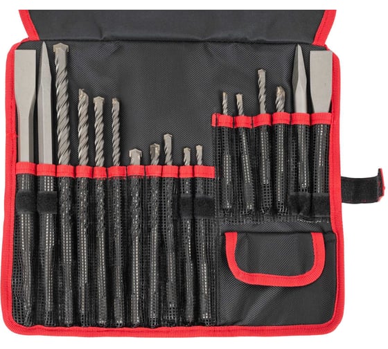 Изображение товара Набор буров и зубил SDS-Plus 17шт TOTAL TACSD91701