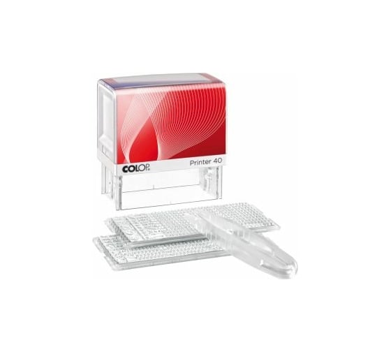 Изображение товара Самонаборный штамп Colop Printer 6 строк, 2 кассы 40-SET F перс