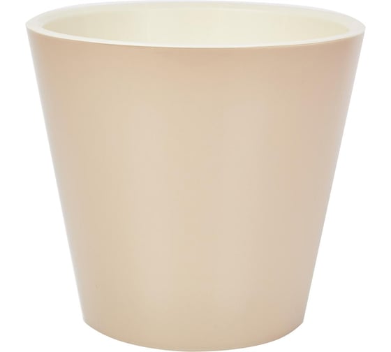 Изображение товара Горшок для цветов Ingreen London, 5 л, молочный шоколад 244022