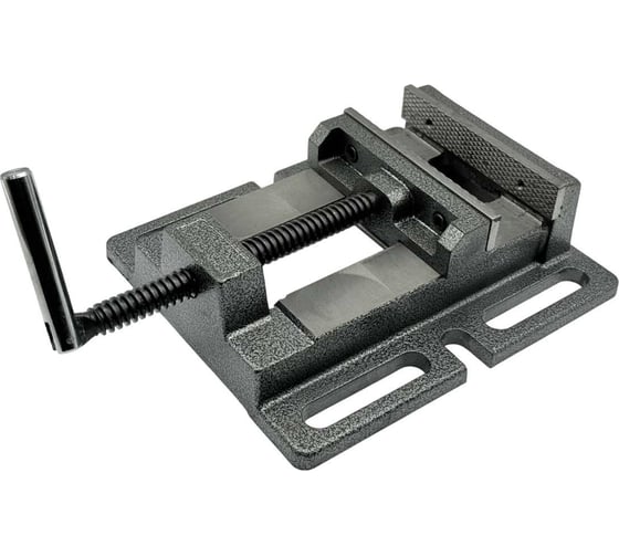 Изображение товара Тиски станочные TORNERI для сверлильных станков неповоротные L губок 150 мм, серия Q196А Т025887