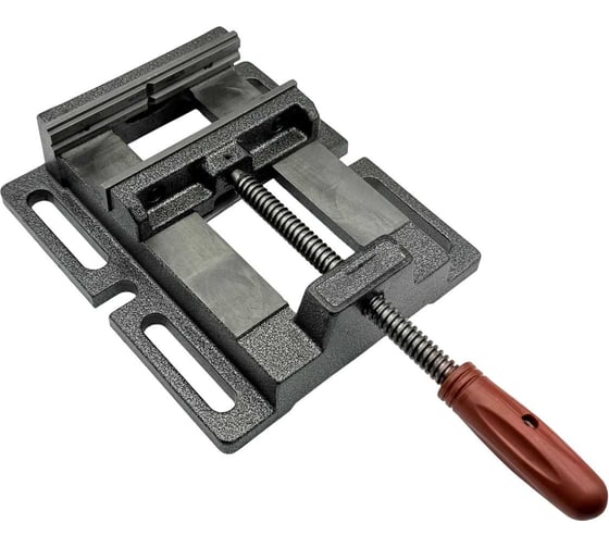 Изображение товара Тиски станочные TORNERI для сверлильных станков неповоротные L губок 150 мм, серия Q19150 Т025889