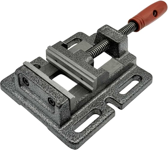 Изображение товара Тиски станочные TORNERI для сверлильных станков неповоротные L губок 75 мм, серия Q1975 Т025888