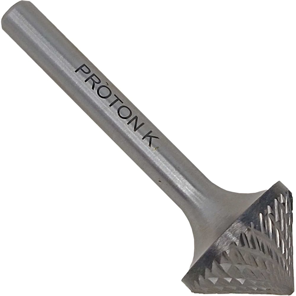 Изображение товара Бор-фреза PROTON коническая 20x6x10x45R для металлов и чугуна