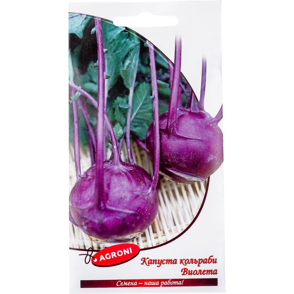 Капуста-кольраби семена Агрони 4346 ВИОЛЕТТА - фото 1