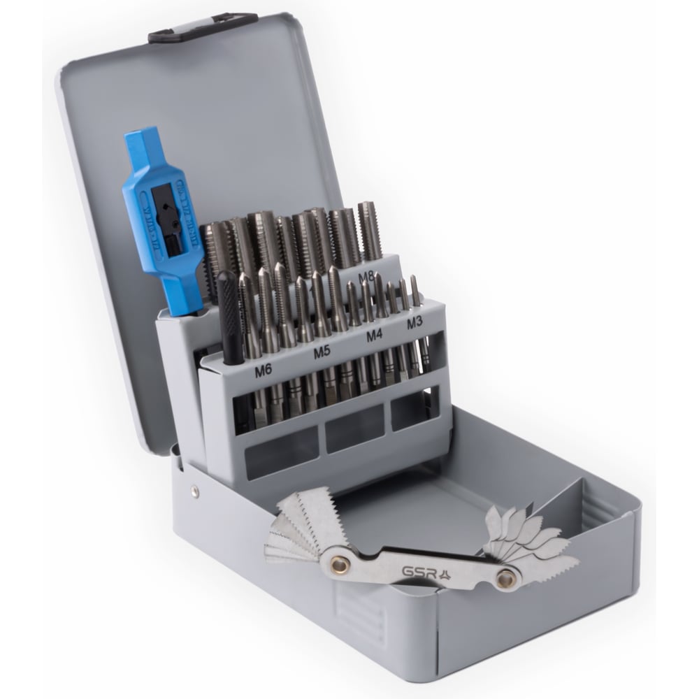 Изображение товара Набор ручных метчиков GSR DIN352 M3-M12 23 предмета 00708050