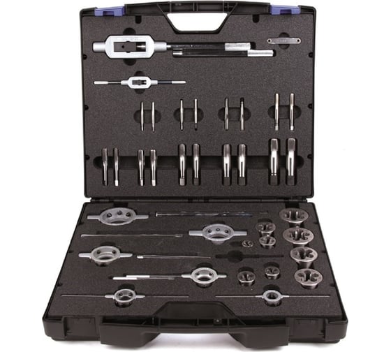 Изображение товара Набор ручных метчиков и плашек GSR UNF 1/4-1" HSSG 37 предметов 08333200