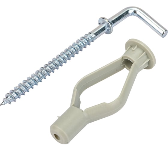 Изображение товара Нейлоновый дюбель Friulsider 8х40 TPV с крюком (4 шт) ФАС 76076 4 11