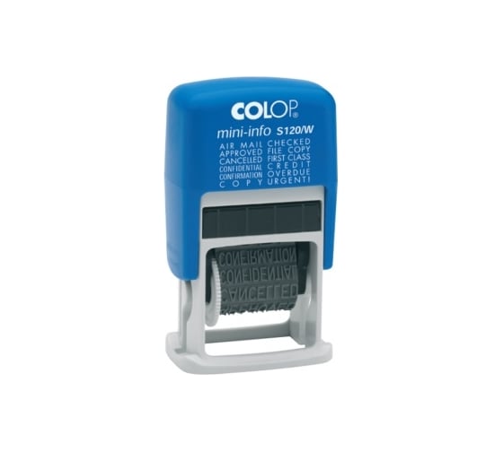 Изображение товара Штамп Colop с 12 бухгалтерскими терминами S 120/W