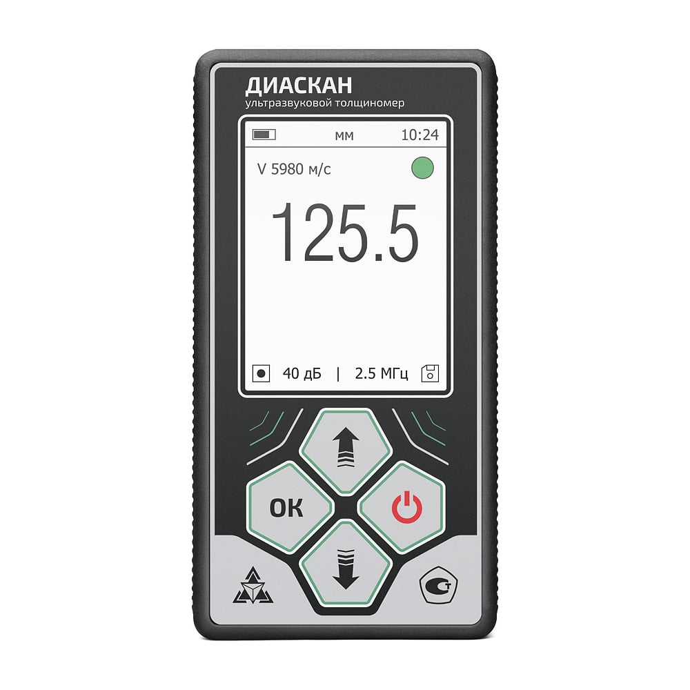 Изображение товара Толщиномер ультразвуковой ТЕХНО-НДТ ДИАСКАН (с преобразователем 10 МГц) 999957459