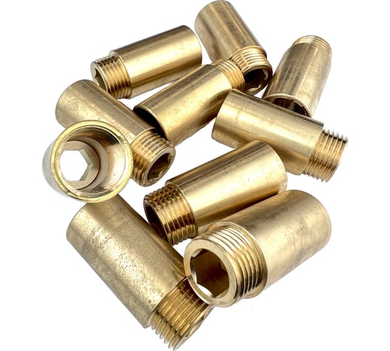 Изображение товара Гайка Профитт удлинительная, НР/ВР 1/2" х 40 мм - 10 шт. 9278267