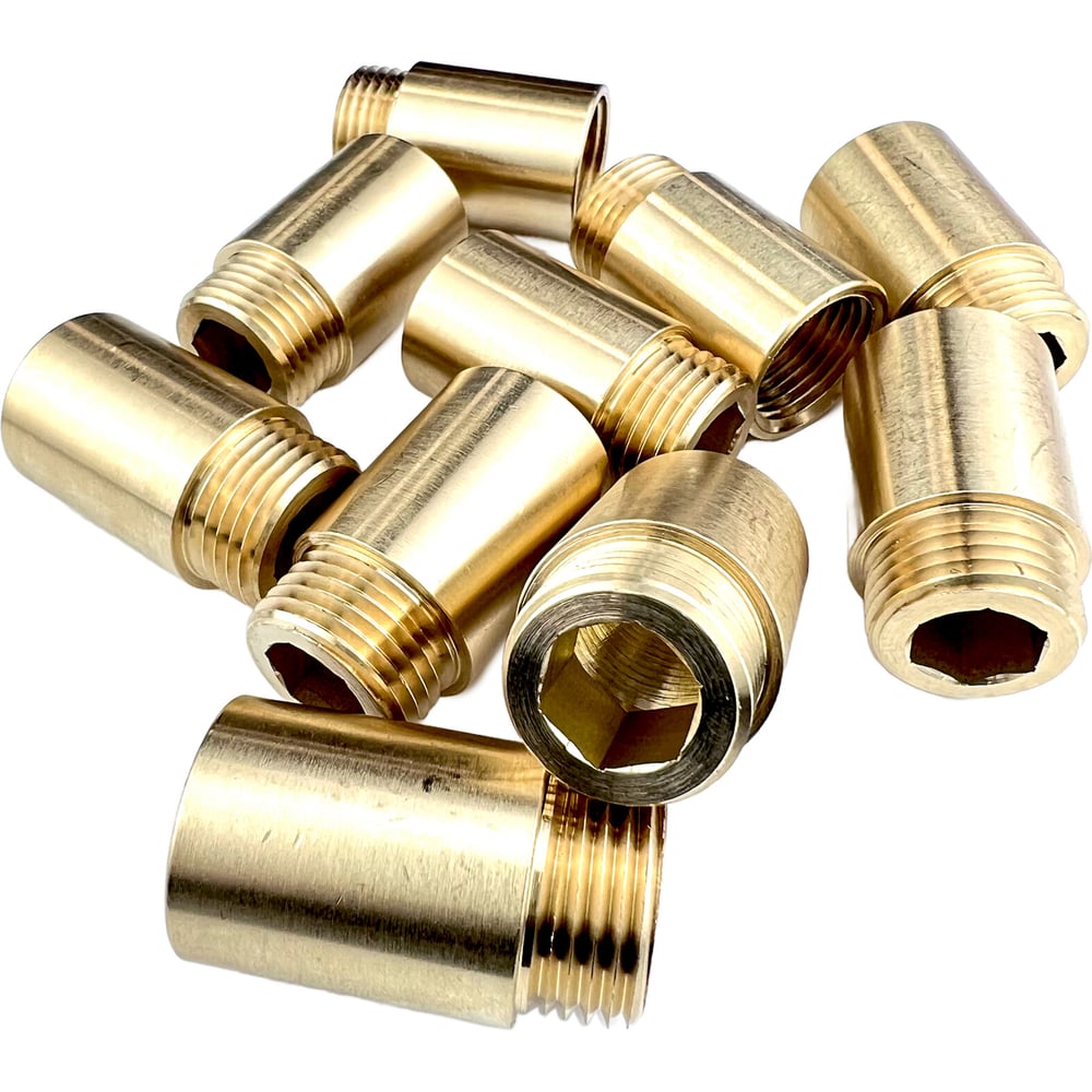 Изображение товара Гайка Профитт удлинительная НР/ВР 1/2" х 30 мм 10 шт профессиональный фитинг