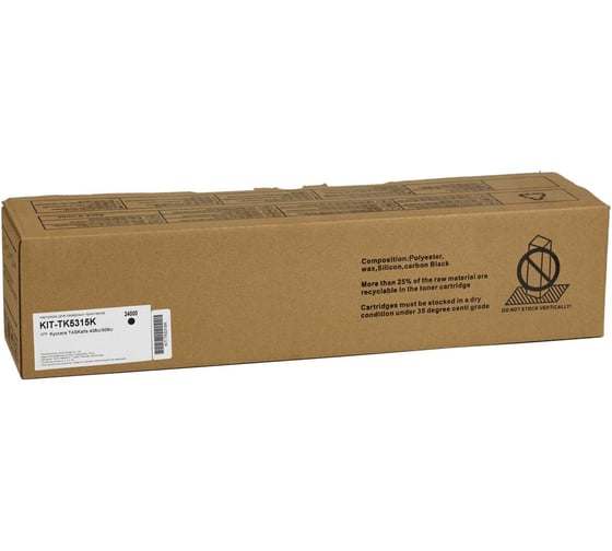 Изображение товара Картридж КИТОнер TK-5315K, TK-5315K, черный, 24000 стр, Kyocera TASKalfa 408ci/508ci KIT-TK5315K