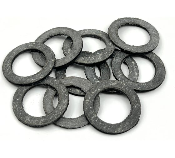 Изображение товара Набор паронитовых прокладок Профитт 1 1/4", 24х37 мм, 10 шт. 9273026