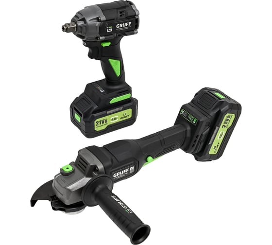 Изображение товара Набор 2 в 1 GRUFF гайковерт + УШМ GF 450-125