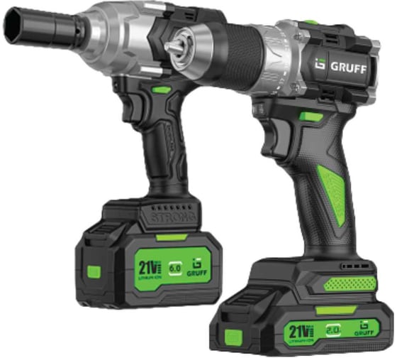 Изображение товара Набор 2 в 1 GRUFF шуроповерт + гайковерт GF 21-450