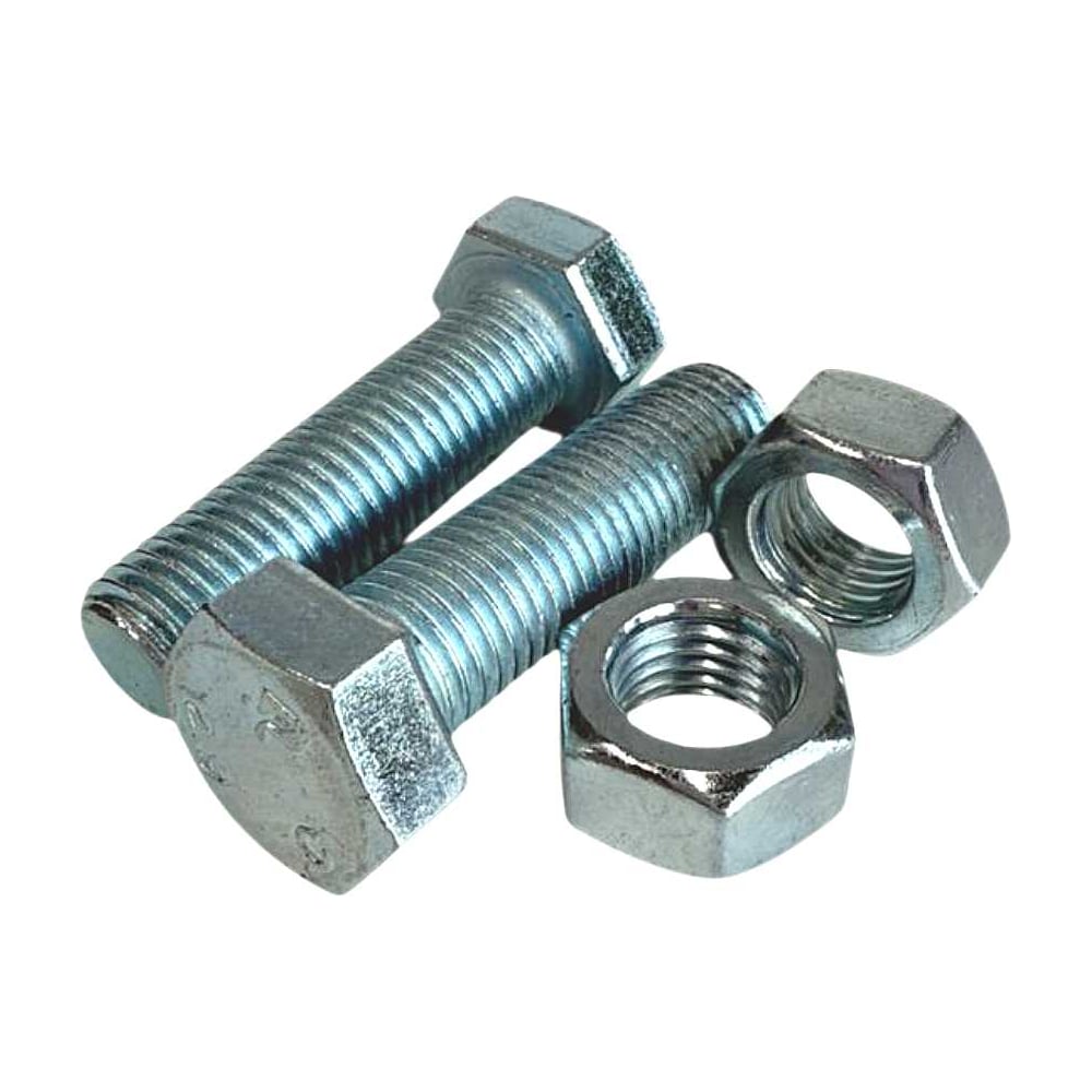 Изображение товара Болт высокопрочный с гайкой 23, 12x35, оцинкованная сталь, DIN933